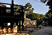 Myanmar - Mandalay, Shwe In Bin Kyaung a wonderful example of the Burmese unique teak architecture and wood-carving art.